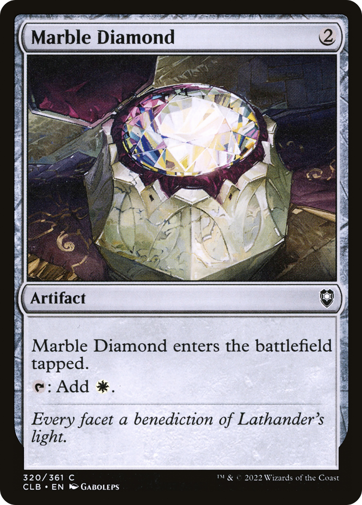 Marble Diamond (CLB-320) - Commander Legends : La Bataille pour Baldur's Gate (feuille d'aluminium)