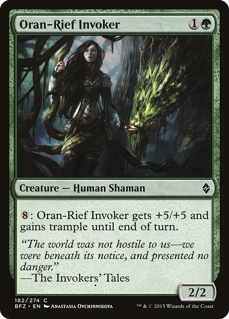 Invoker d'Oran-Rief (BFZ-182) - Bataille de Zendikar