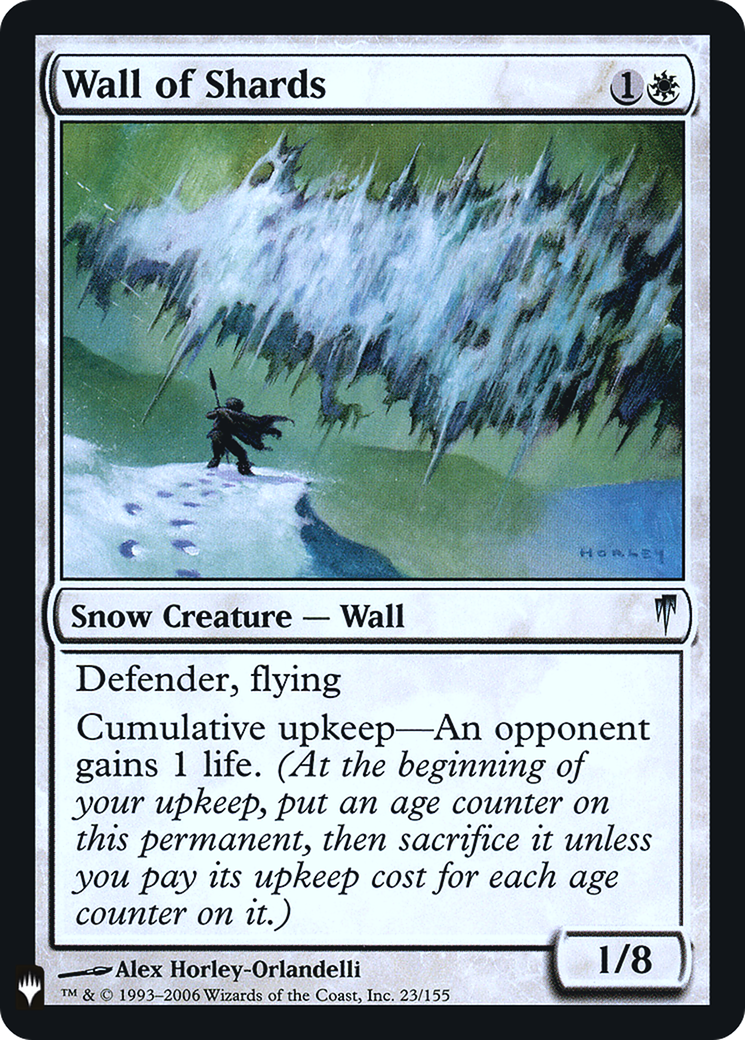 Wall of Shards (LIST-023) - The List Foil