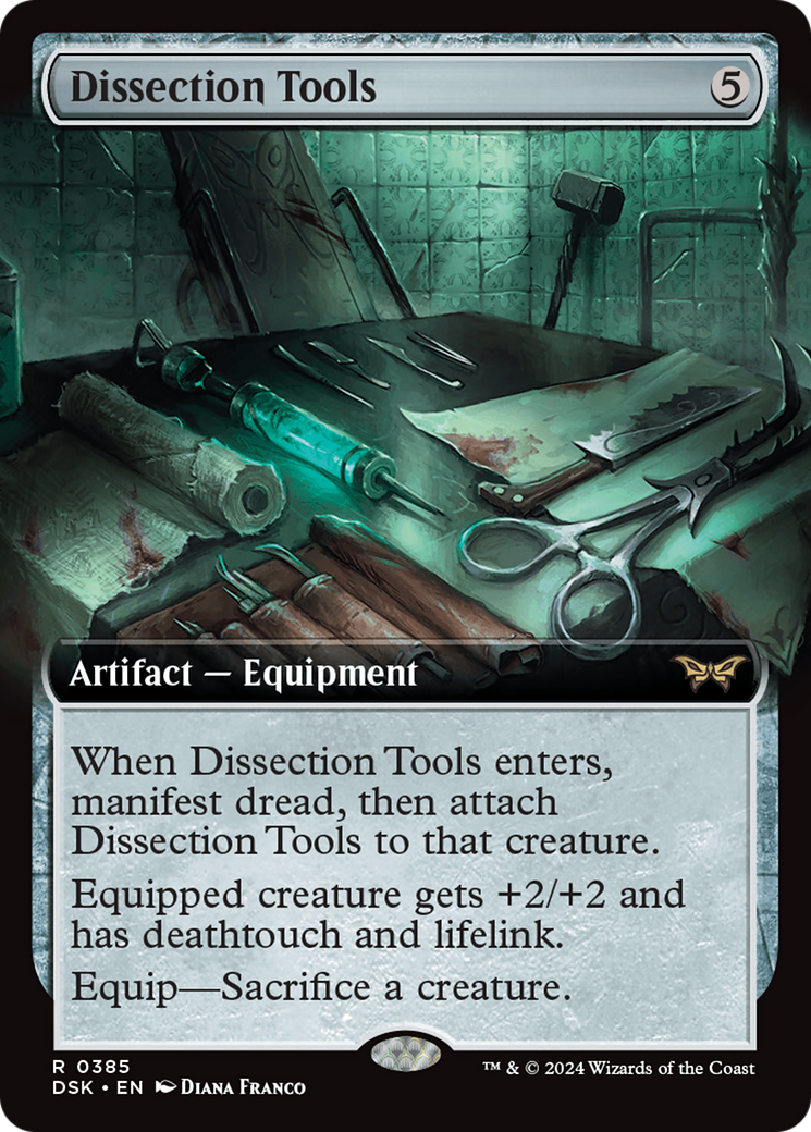 Dissection Tools (DSK-385) - Duskmourn: House of Horror: (Extended Art) Foil