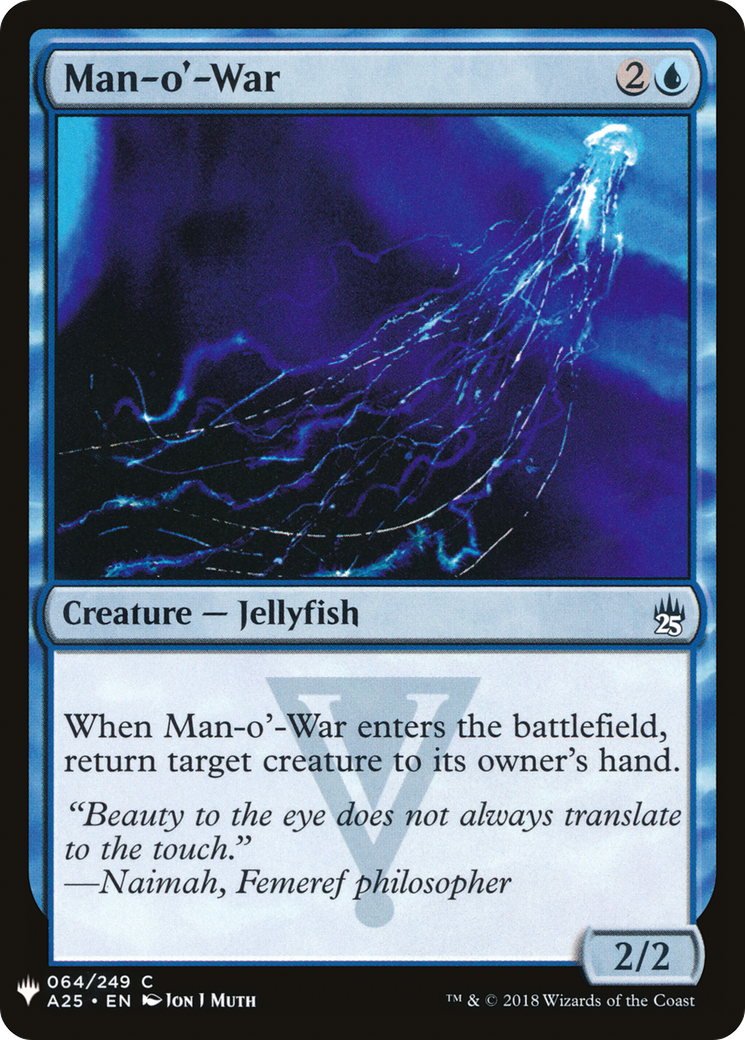 Man-o'-War (A25) (LIST-A25-64) - The List