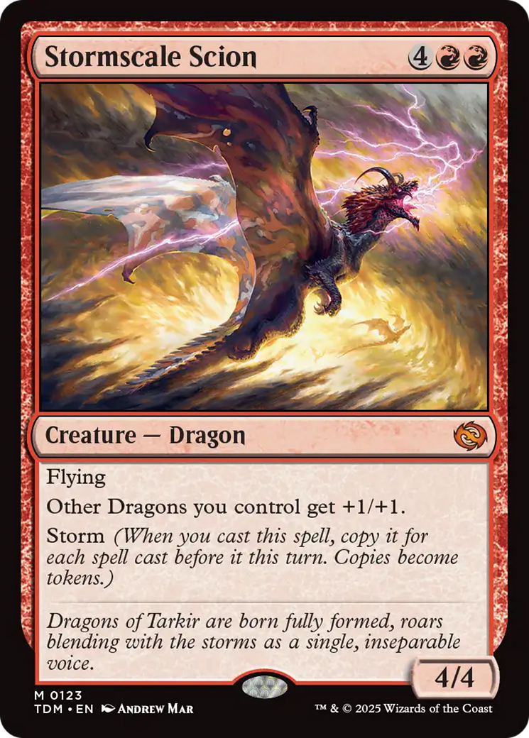 Scion Écaille-de-Tempête (TDM-123) - Tarkir : Dragonstorm Foil