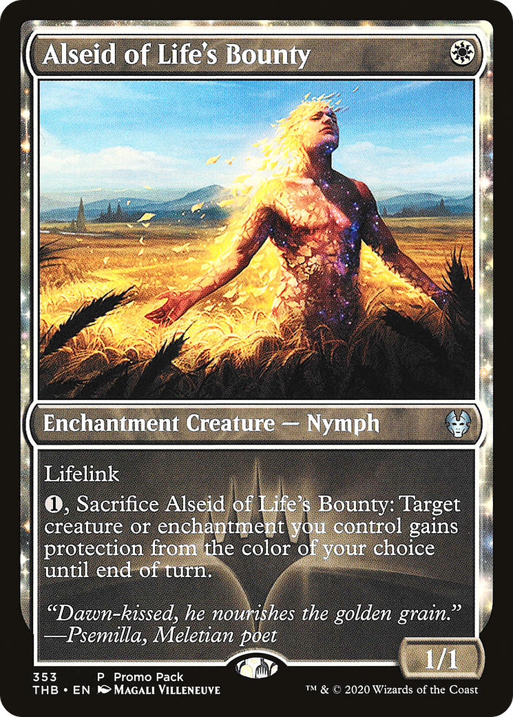 Alseid of Life's Bounty (PPTHB-353) - Theros Beyond Death: (enchantment)