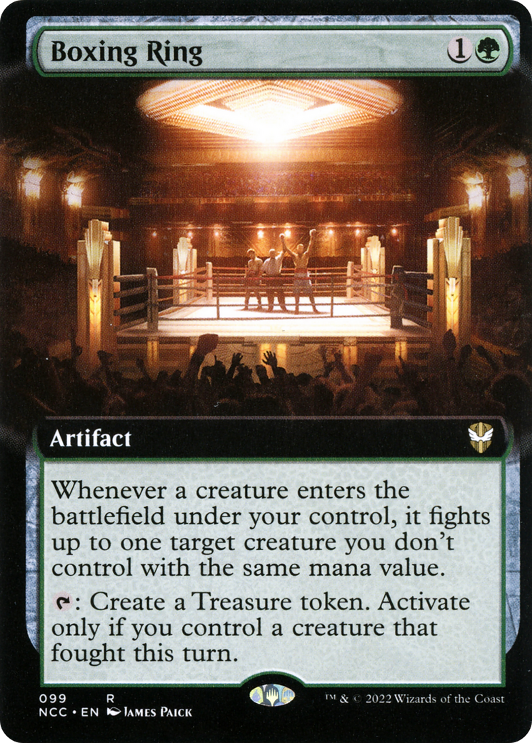 Boxing Ring (Extended Art) (NCC-099) - New Capenna Commander: (Extended Art)