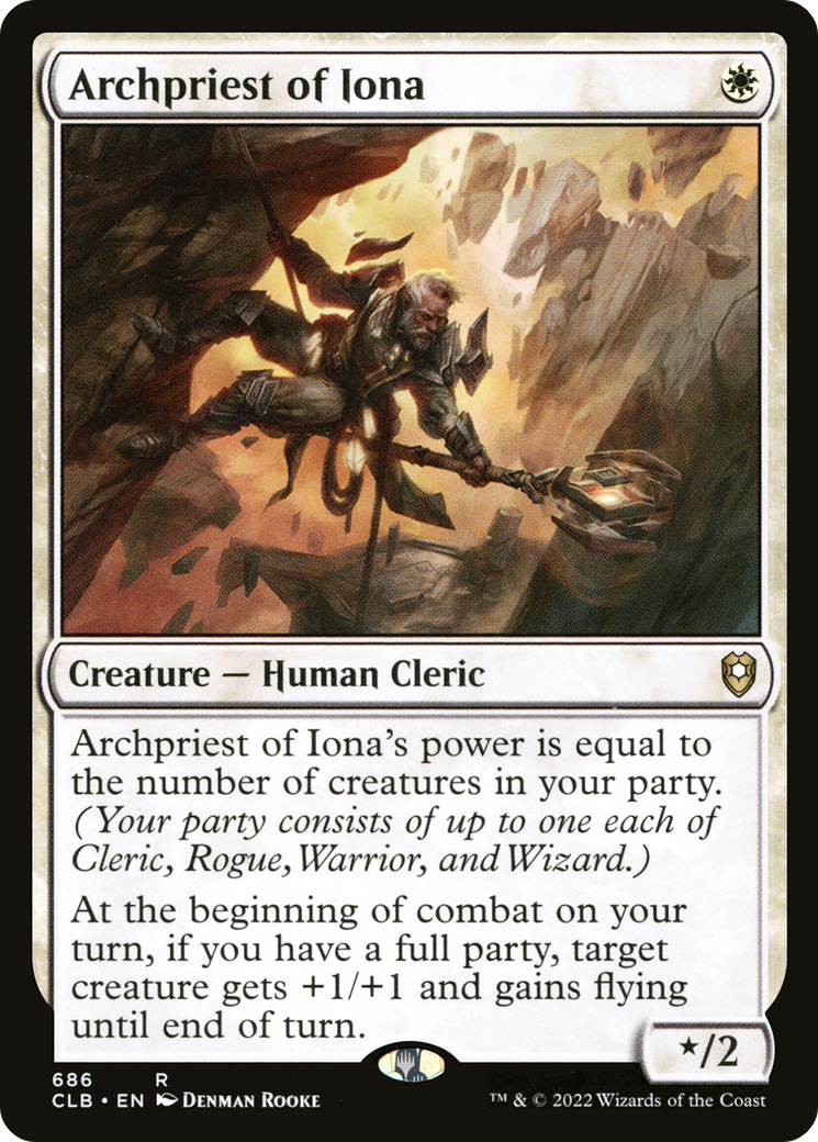 Archiprêtre d'Iona (CLB-686) - Commander Legends : La Bataille de Baldur's Gate