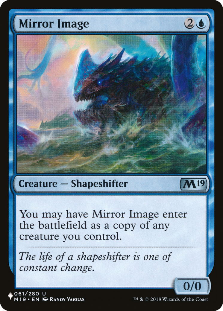 Mirror Image (LIST-M19-61) - The List