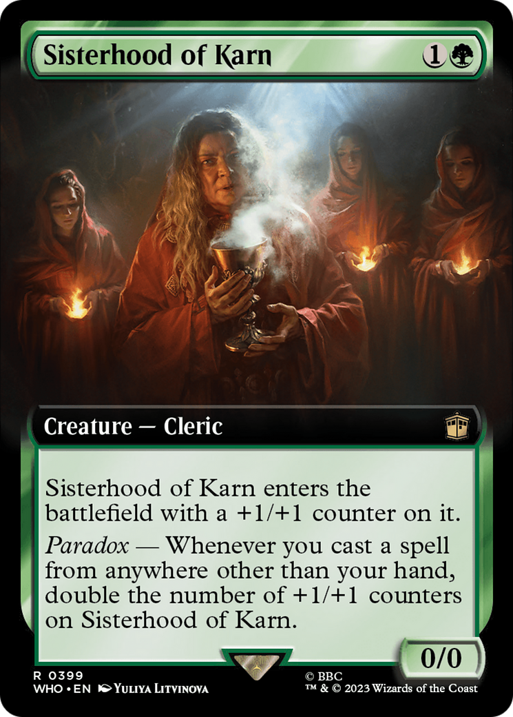 Sisterhood of Karn (Extended Art) (WHO-399) - Doctor Who: (Extended Art) Foil
