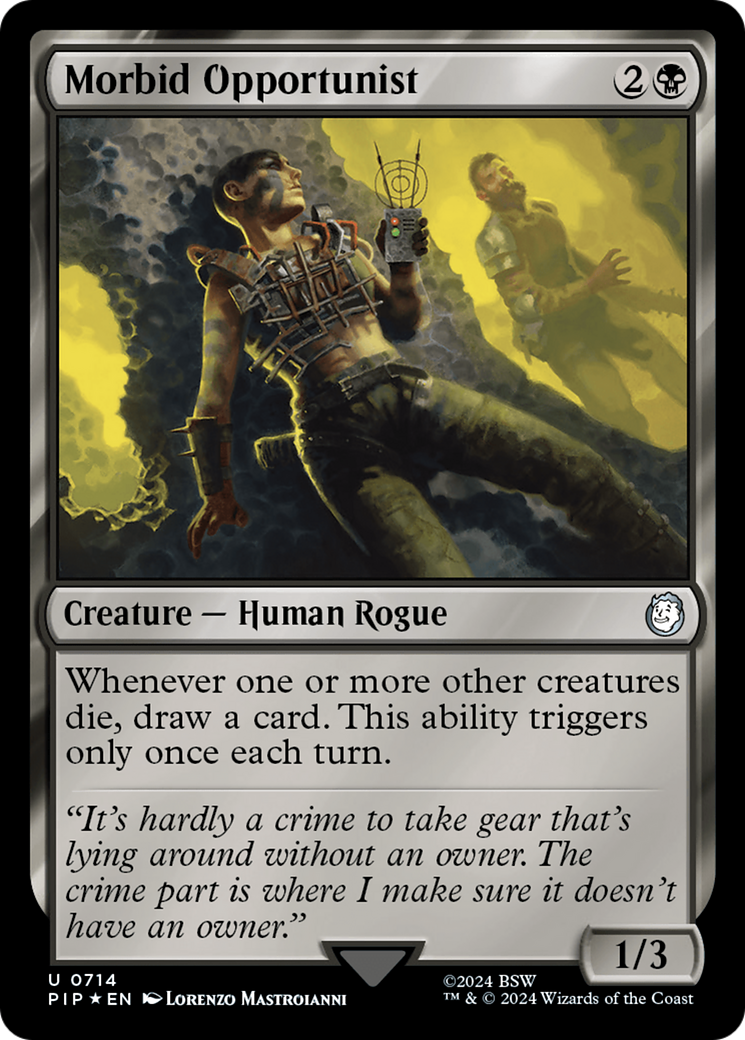 Morbid Opportunist (Surge Foil) (PIP-714) - Fallout Foil