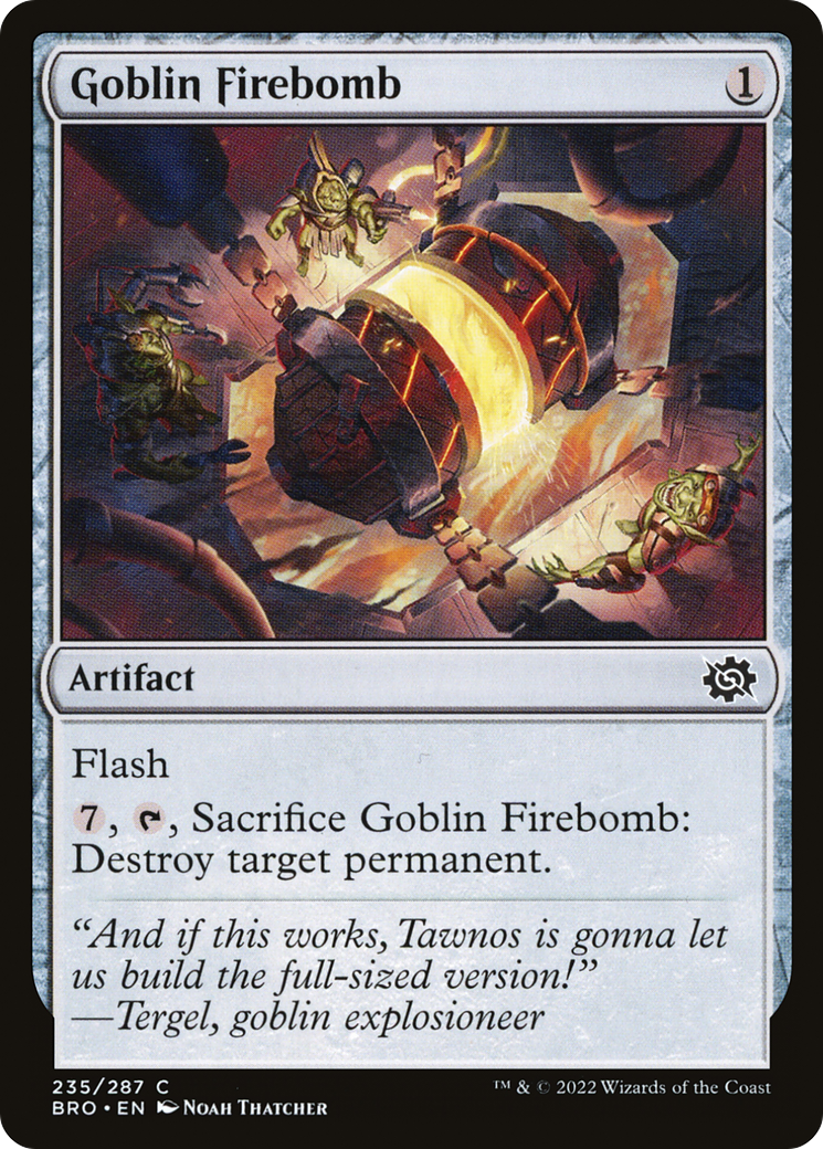 Goblin Firebomb (BRO-235) - The Brothers' War