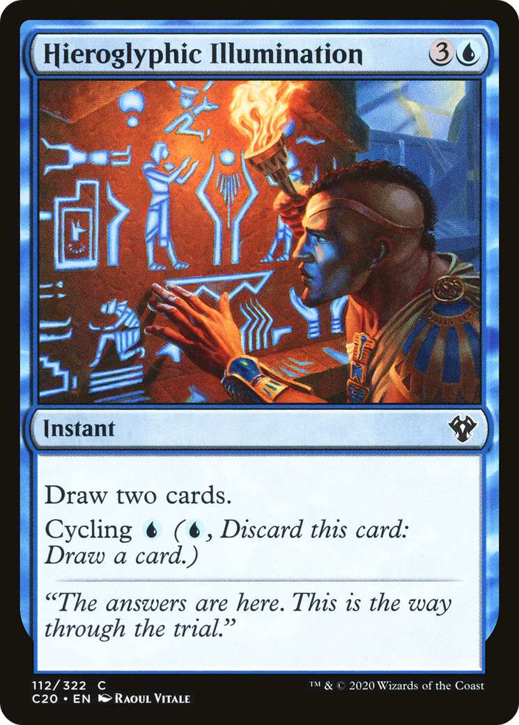 Hieroglyphic Illumination (C20-112) - Commander 2020