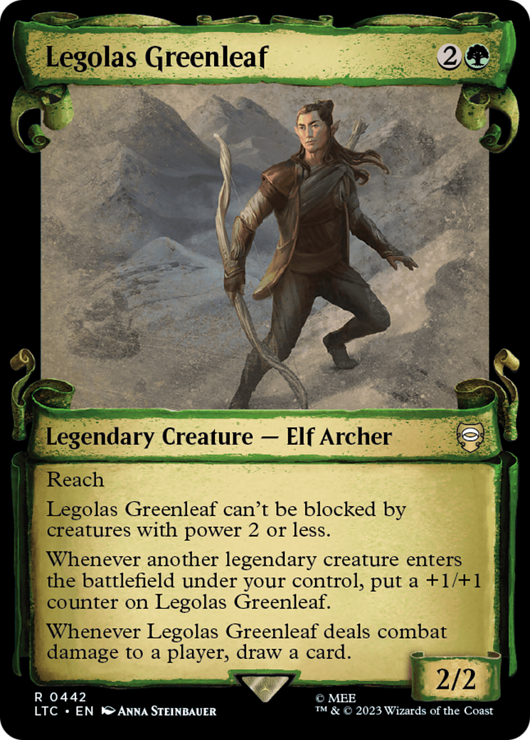 Legolas Greenleaf (Showcase Scrolls) (LTC-442) - Tales of Middle-earth Commander: (Showcase)