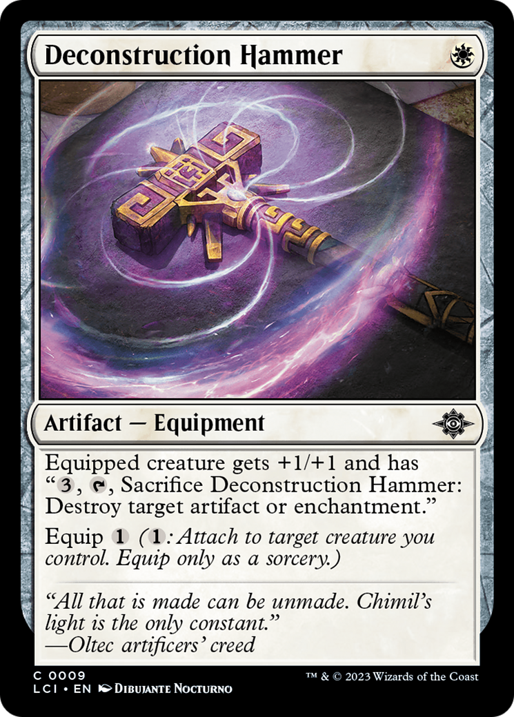 Deconstruction Hammer (LCI-009) - The Lost Caverns of Ixalan Foil