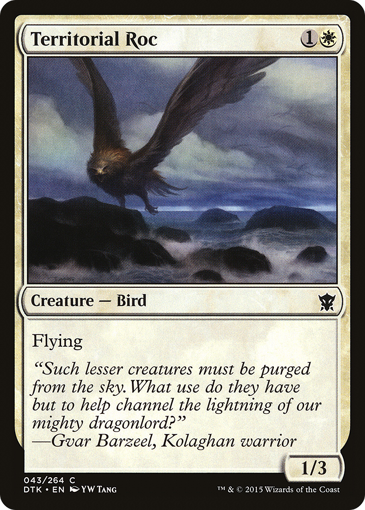 Roc Territorial (DTK-043) - Dragons de Tarkir Foil