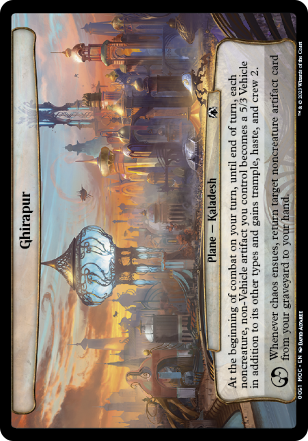 Ghirapur (MOC-051) - March of the Machine Commander