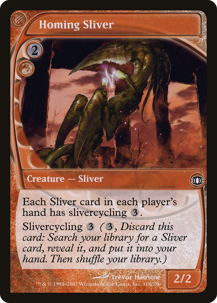 Homing Sliver (FUT-118) - Vision du futur
