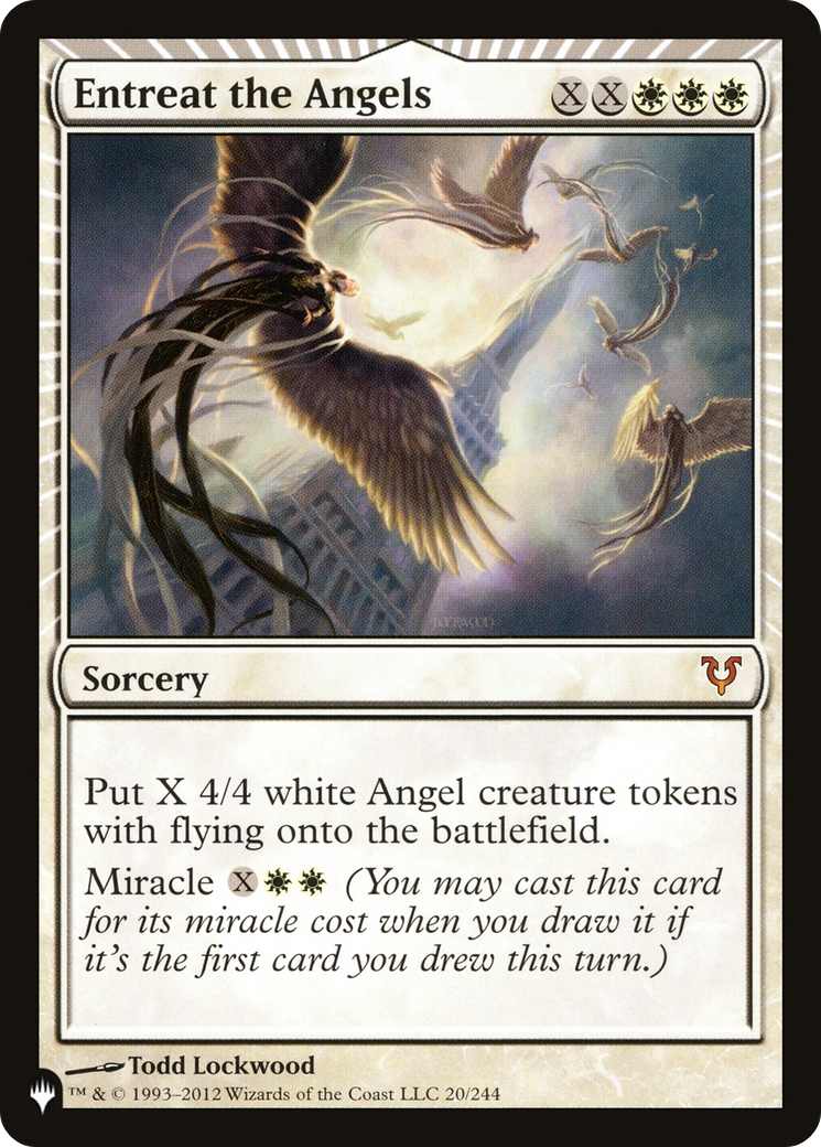 Entreat the Angels (AVR) (LIST-020) - The List: (miracle) Foil