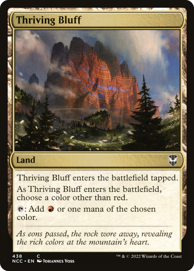 Thriving Bluff (NCC-438) - Commandant de New Capenna