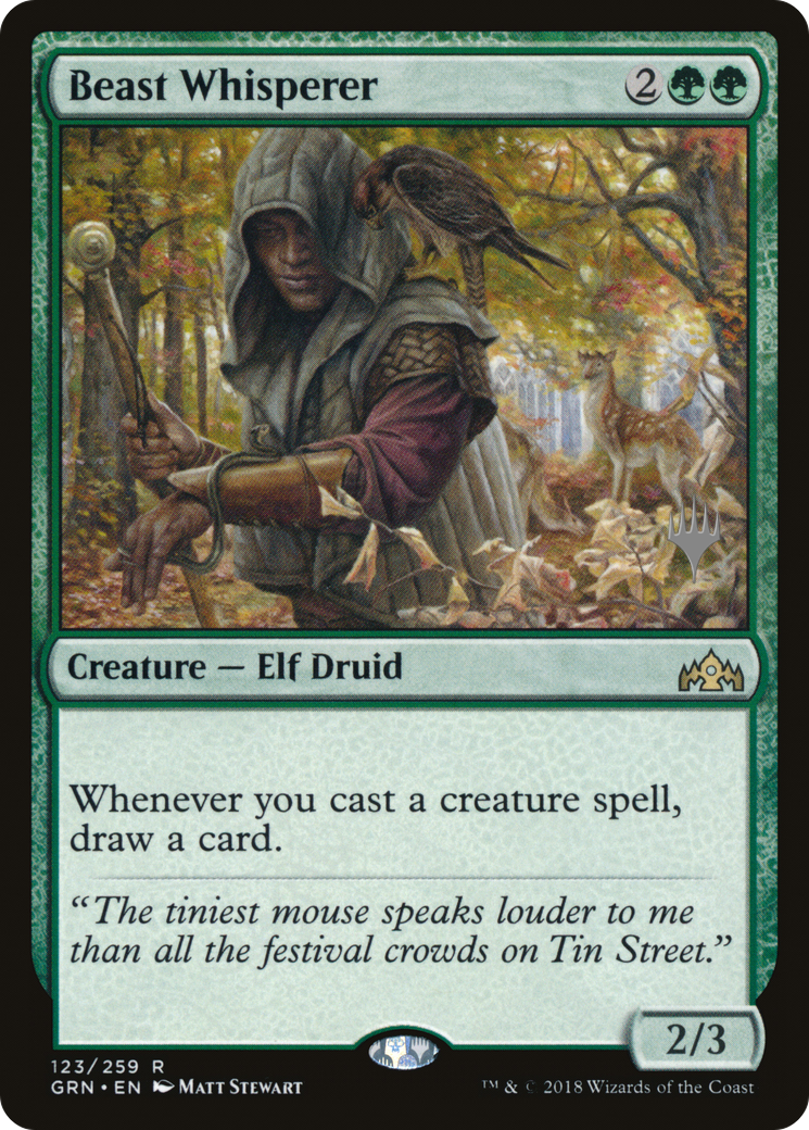 Beast Whisperer (PPELD-123P) - Guilds of Ravnica Promos