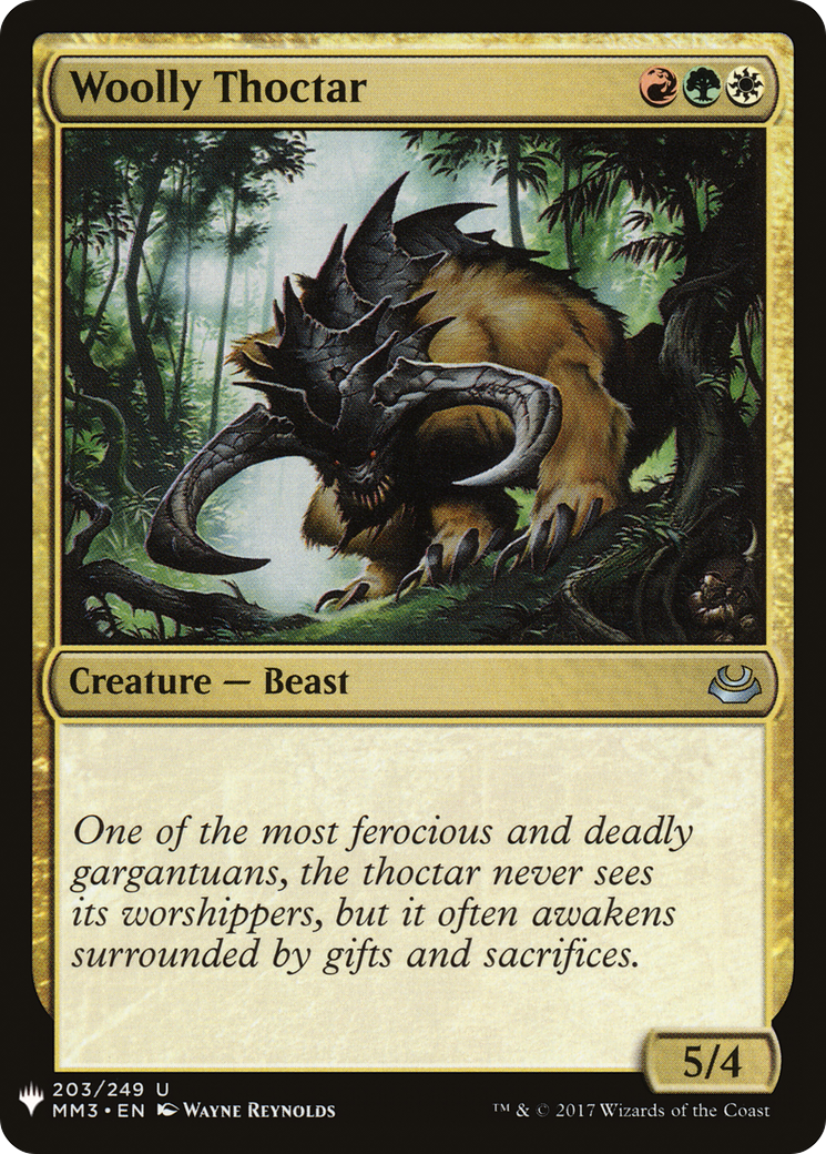 Woolly Thoctar (LIST-MM3-203) - The List