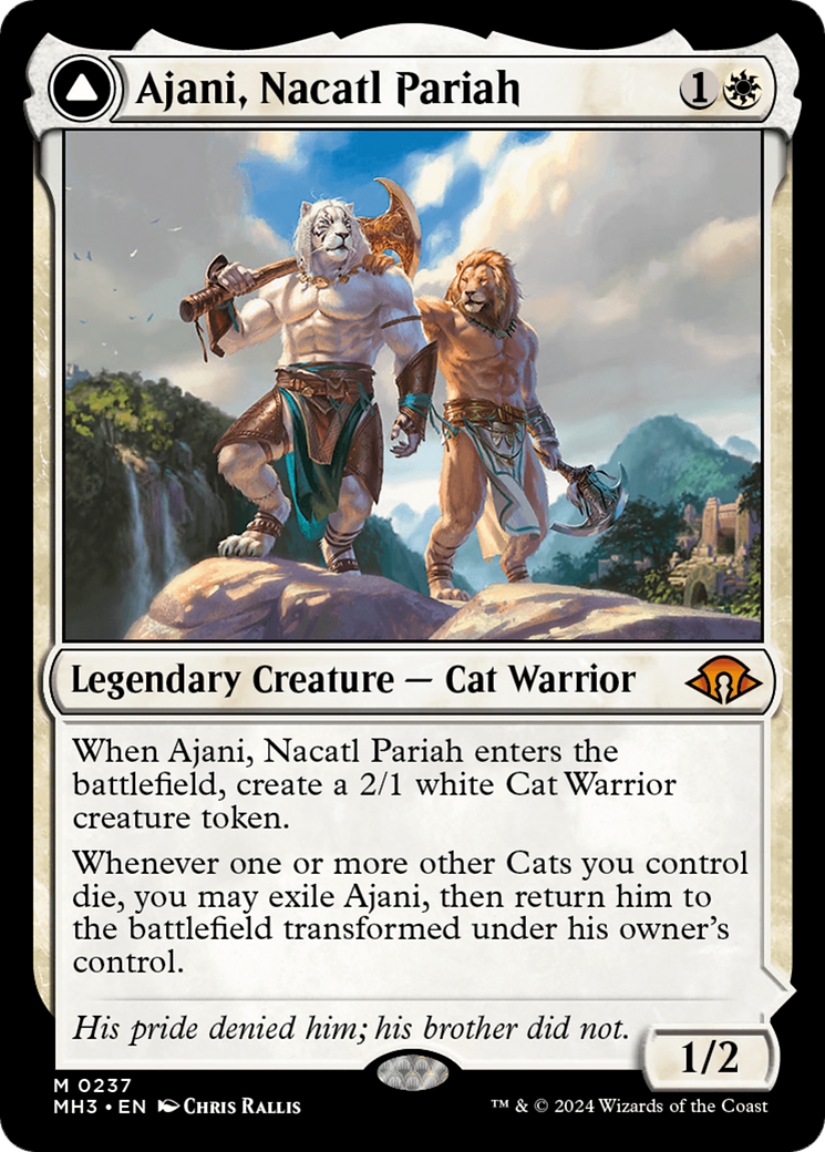 Ajani, Nacatl Pariah // Ajani, Nacatl Avenger (MH3-237) - Horizons modernes 3