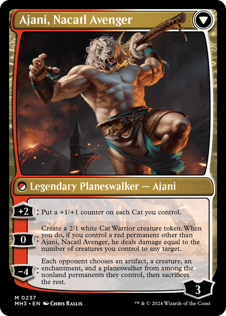 Ajani, Nacatl Pariah // Ajani, Nacatl Avenger (MH3-237) - Horizons modernes 3