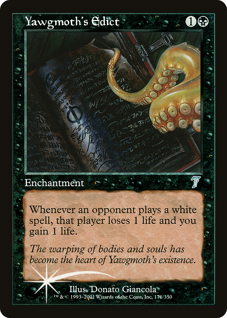 Yawgmoth's Edict (7ED-171★) - Seventh Edition Foil