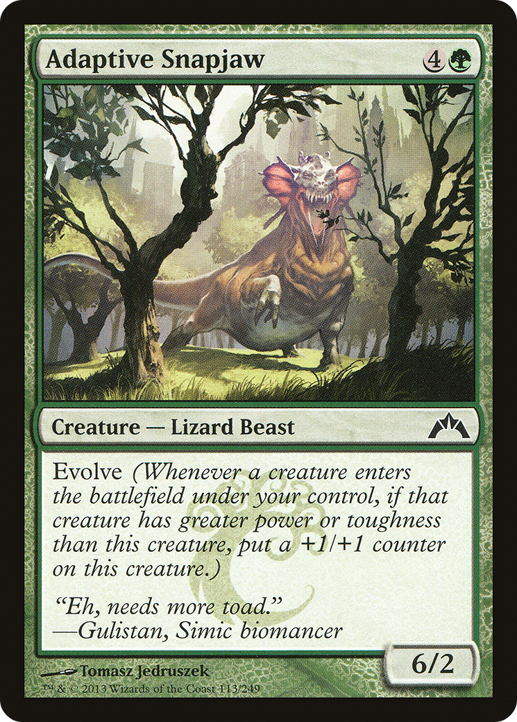 Snapjaw adaptatif (GTC-113) - Gatecrash