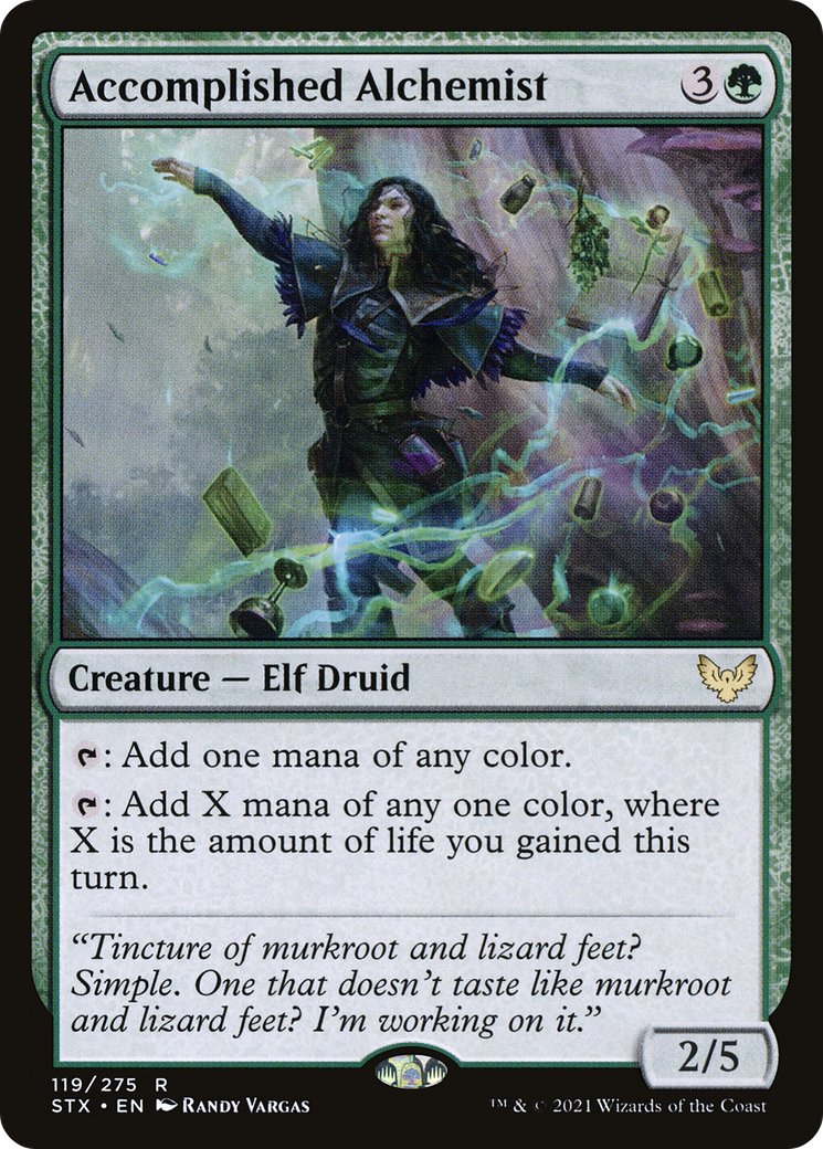 Alchimiste accompli (STX-119) - Strixhaven : École des mages