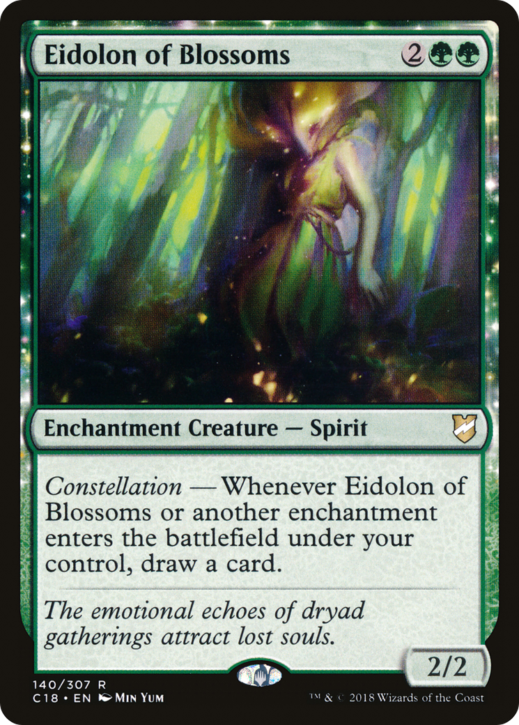 Eidolon of Blossoms (C18-140) - Commander 2018: (enchantment)