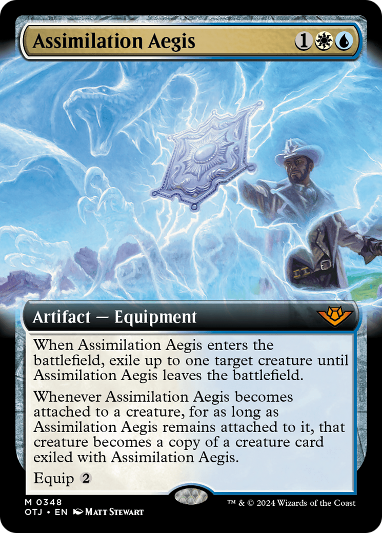 Assimilation Aegis (OTJ-348) - Outlaws of Thunder Junction : (Extended Art) Foil