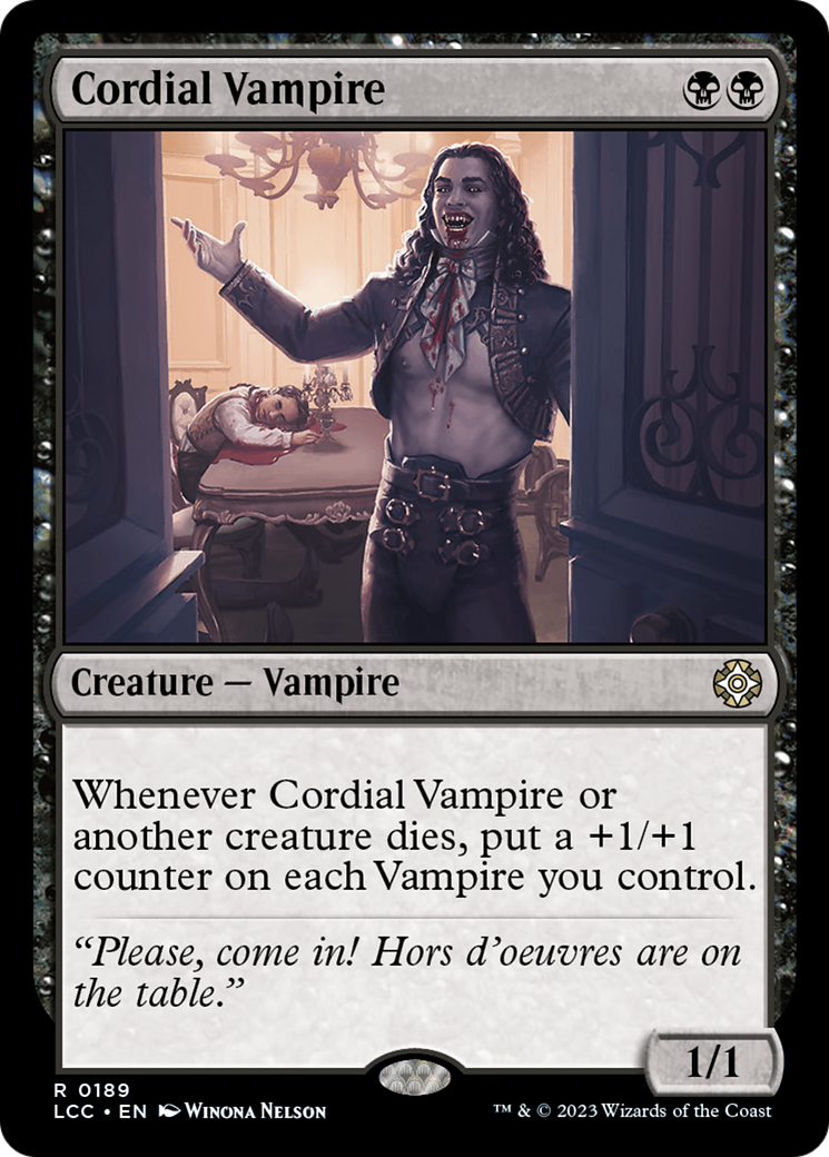 Cordial Vampire (LCC-189) - Commandant des Cavernes Perdues d'Ixalan