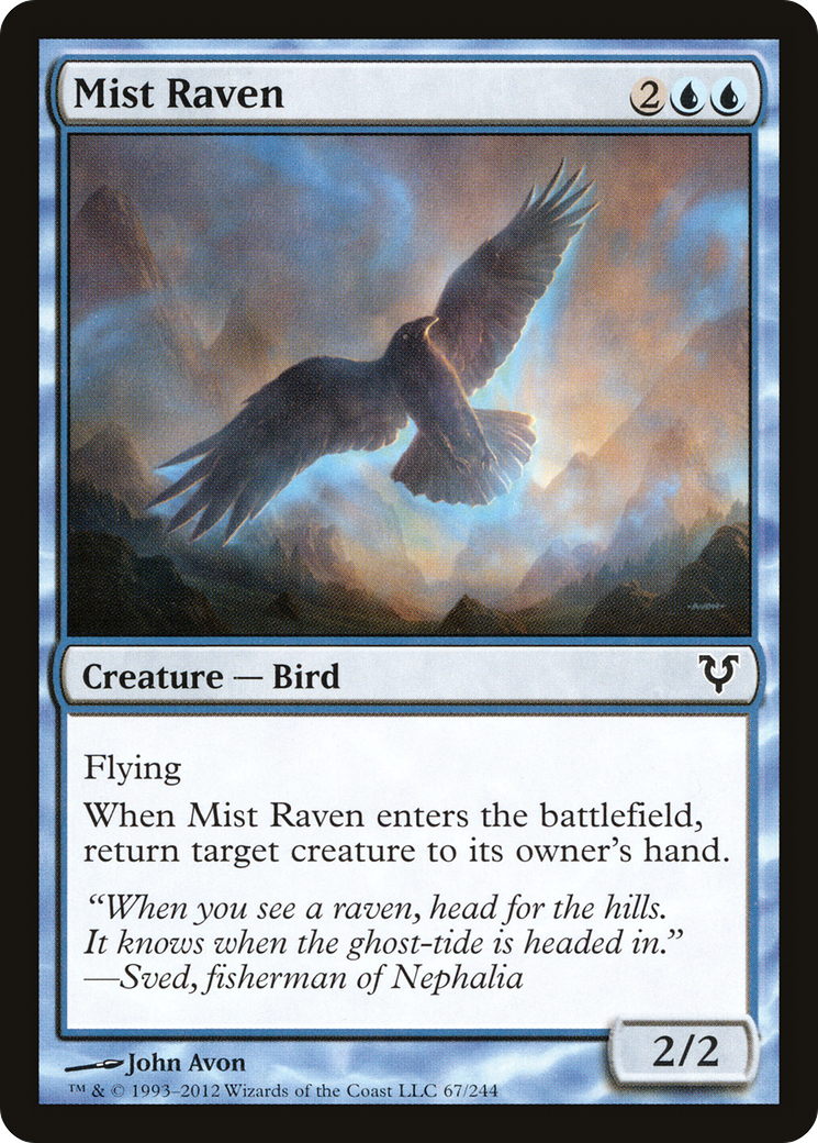 Mist Raven (AVR-067) - Avacyn restaurée