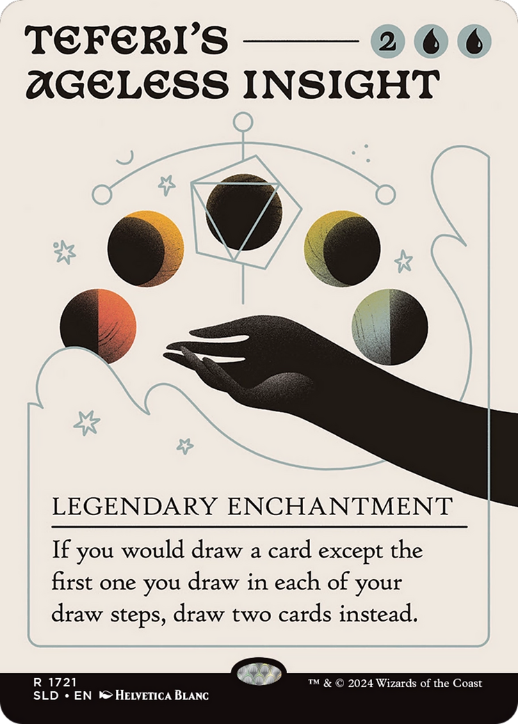 Teferi's Ageless Insight (SLD-1721) - Secret Lair Drop (Borderless)