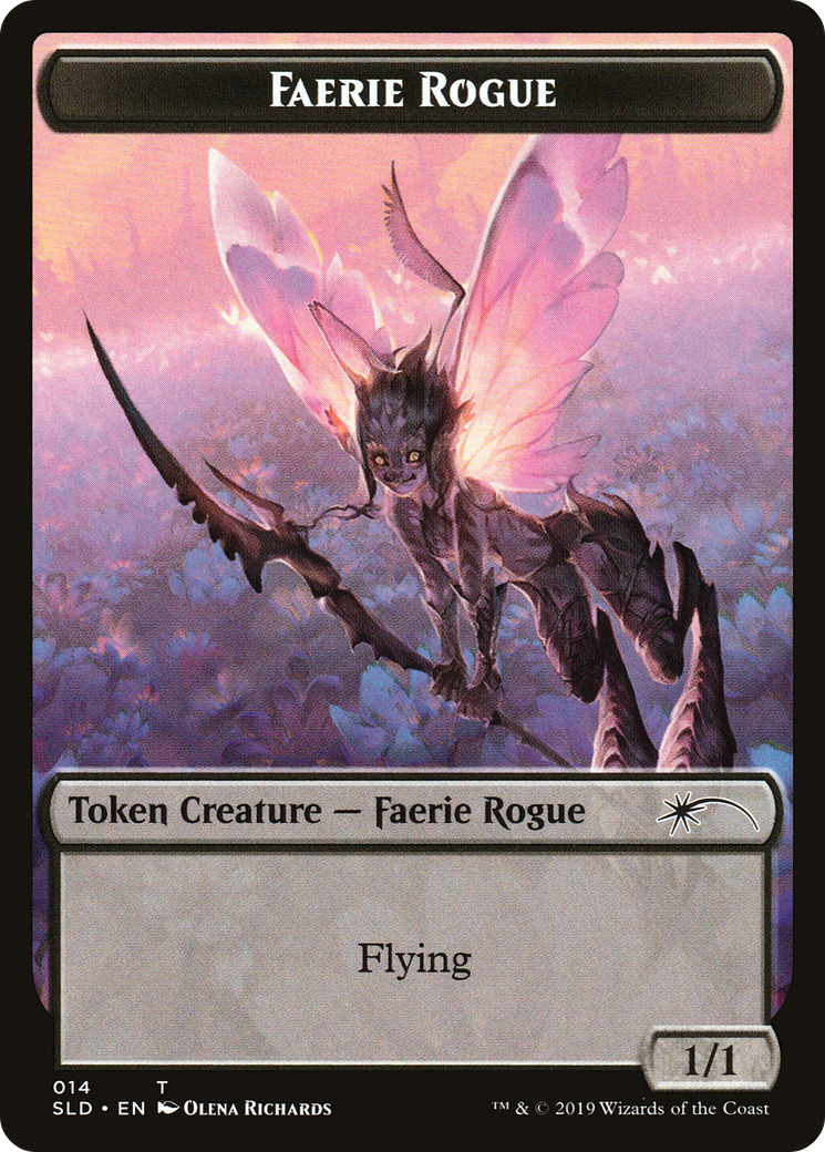 Faerie Rogue Token (014) (SLD-014) - Secret Lair Drop