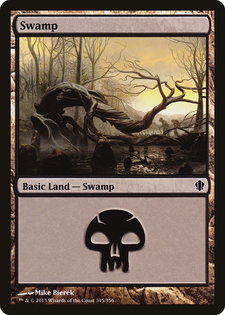 Swamp (345) (C13-345) - Commander 2013
