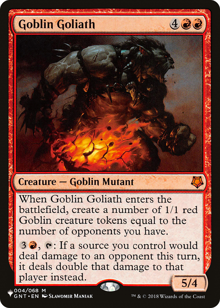 Goblin Goliath (LIST-004/068) - The List