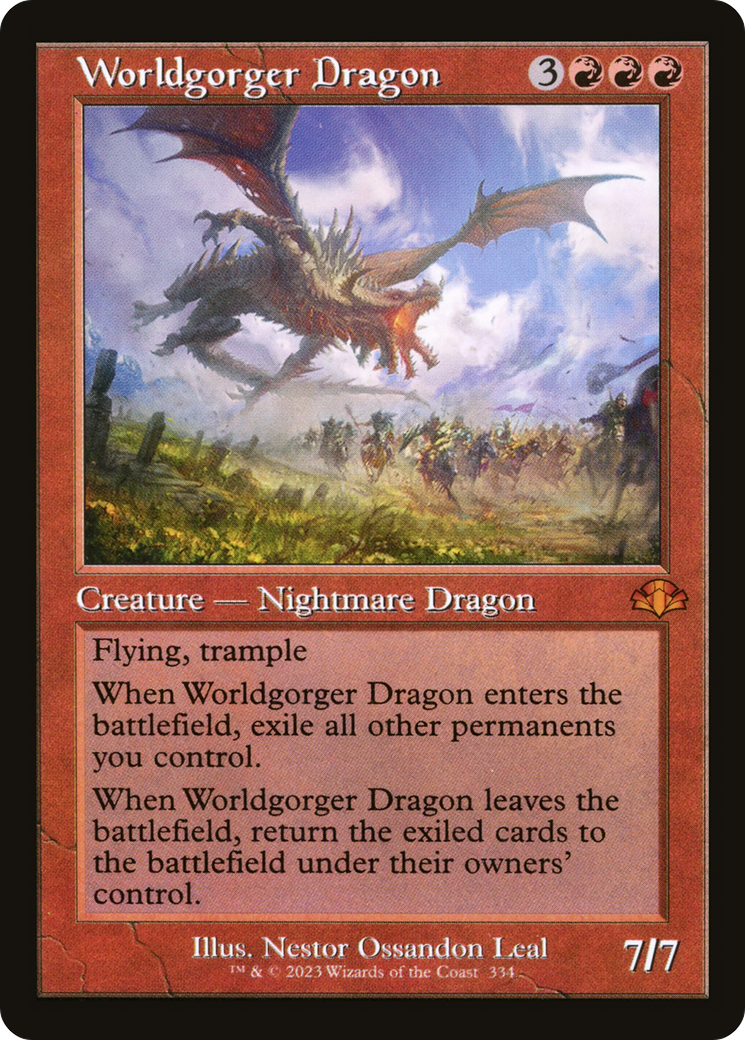 Dragon gorgeur de mondes (DMR-334) - Dominaria Remastered