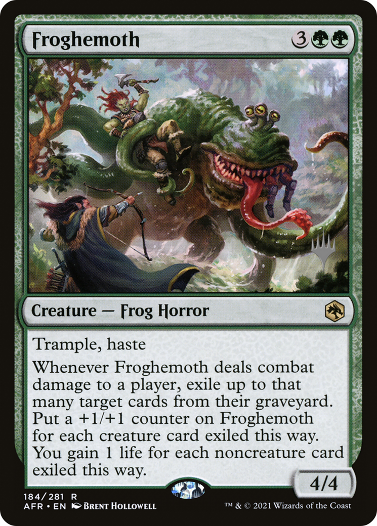 Froghemoth (PPAFR-184P) - Adventures in the Forgotten Realms Promos