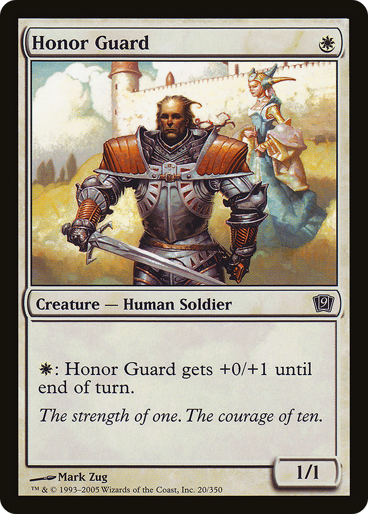 Honor Guard (9ED-20★) - Ninth Edition Foil
