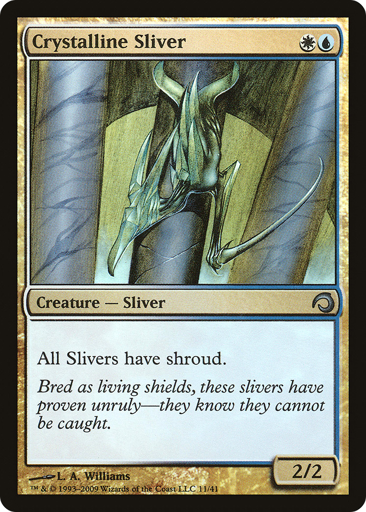 Crystalline Sliver (PDS-011) - Premium Deck Series: Slivers Foil