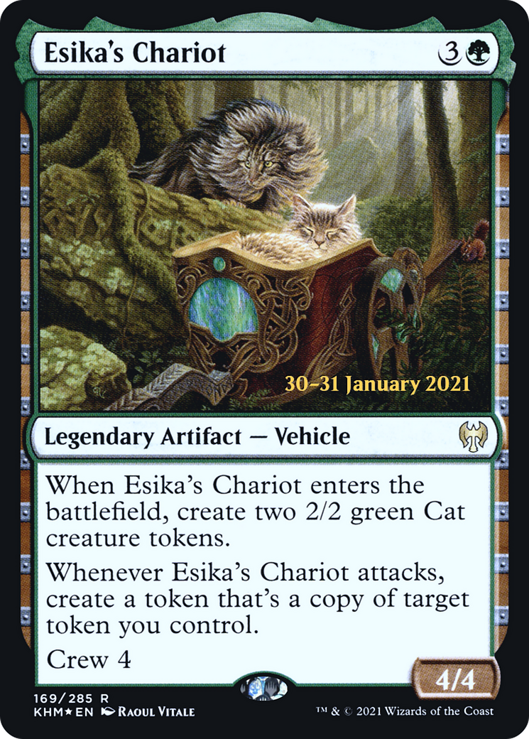 Chariot d'Esika (PRE-169S) - Kaldheim Promos Foil