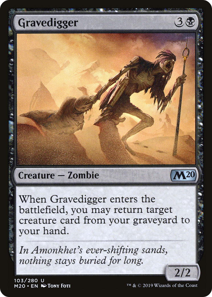 Gravedigger (M20-103) - Core Set 2020