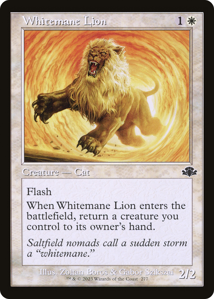 Whitemane Lion (Retro Frame) (DMR-277) - Dominaria Remastered Foil