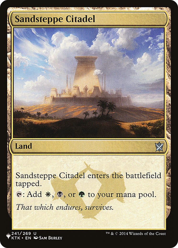 Sandsteppe Citadel (KTK) (LIST-KTK-241) - The List