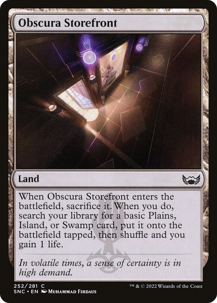 Façade Obscura (SNC-252) - Rues de New Capenna