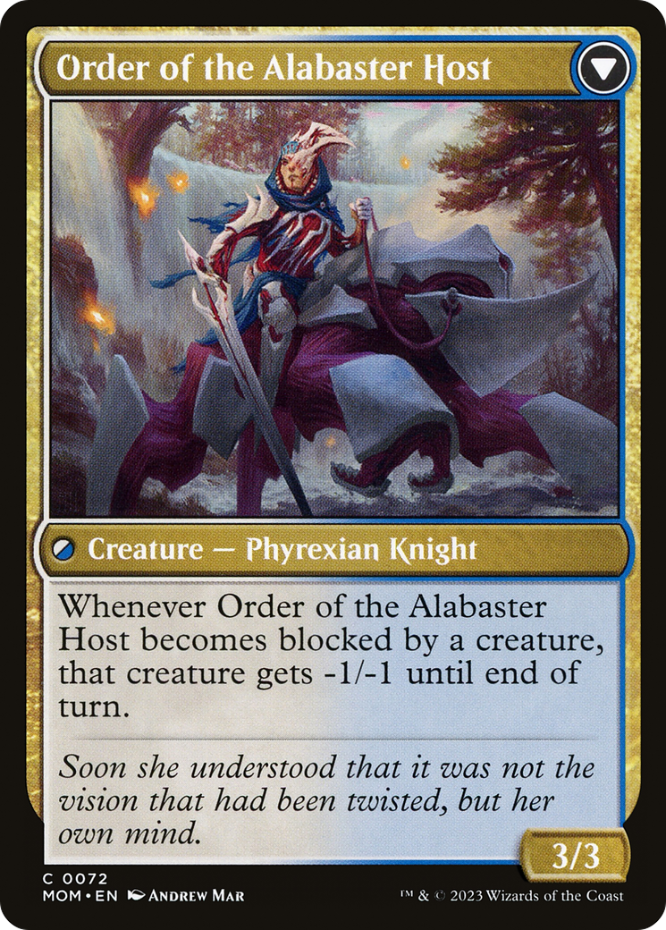 Ordre du Miroir // Ordre de l'Armée d'Albâtre (MOM-072) - Marche de la Machine Foil