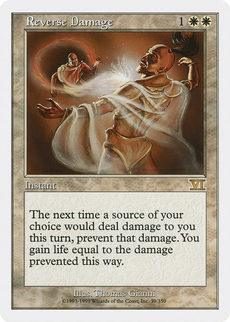 Reverse Damage (6ED-039) - Sixième édition classique