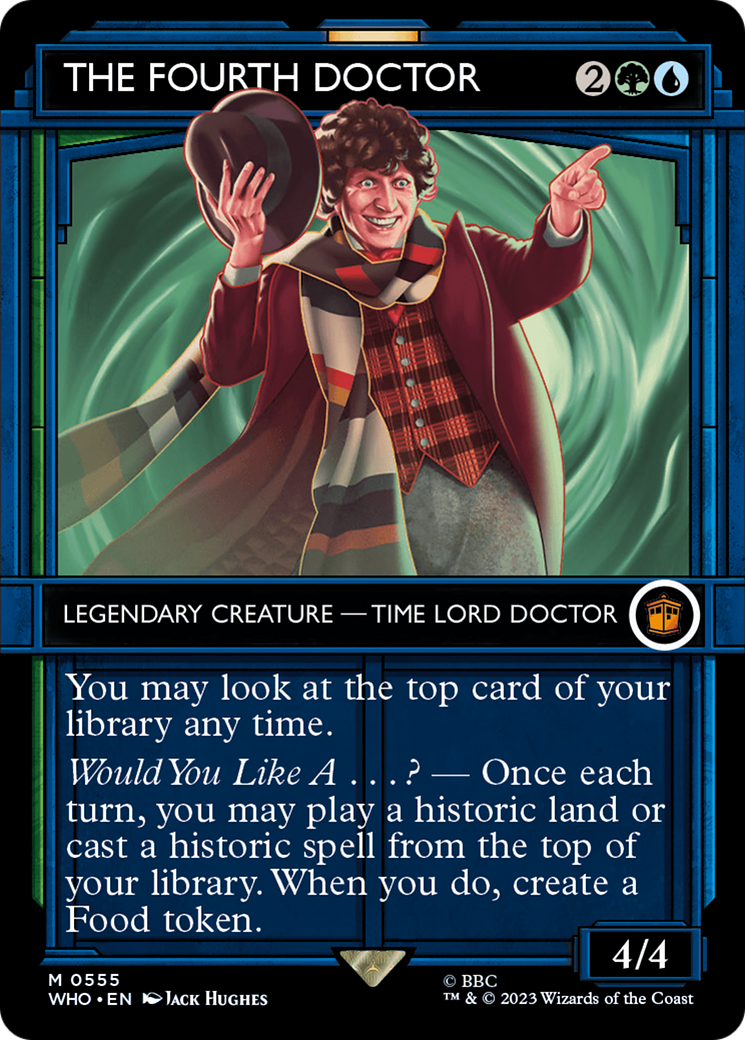 The Fourth Doctor (Showcase) (WHO-555) - Doctor Who: (Showcase) (Borderless)