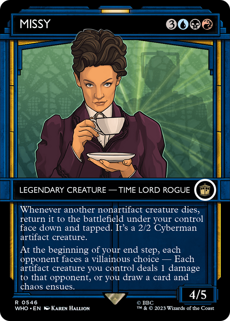 Missy (Showcase) (WHO-546) - Doctor Who: (Showcase) (Borderless) Foil