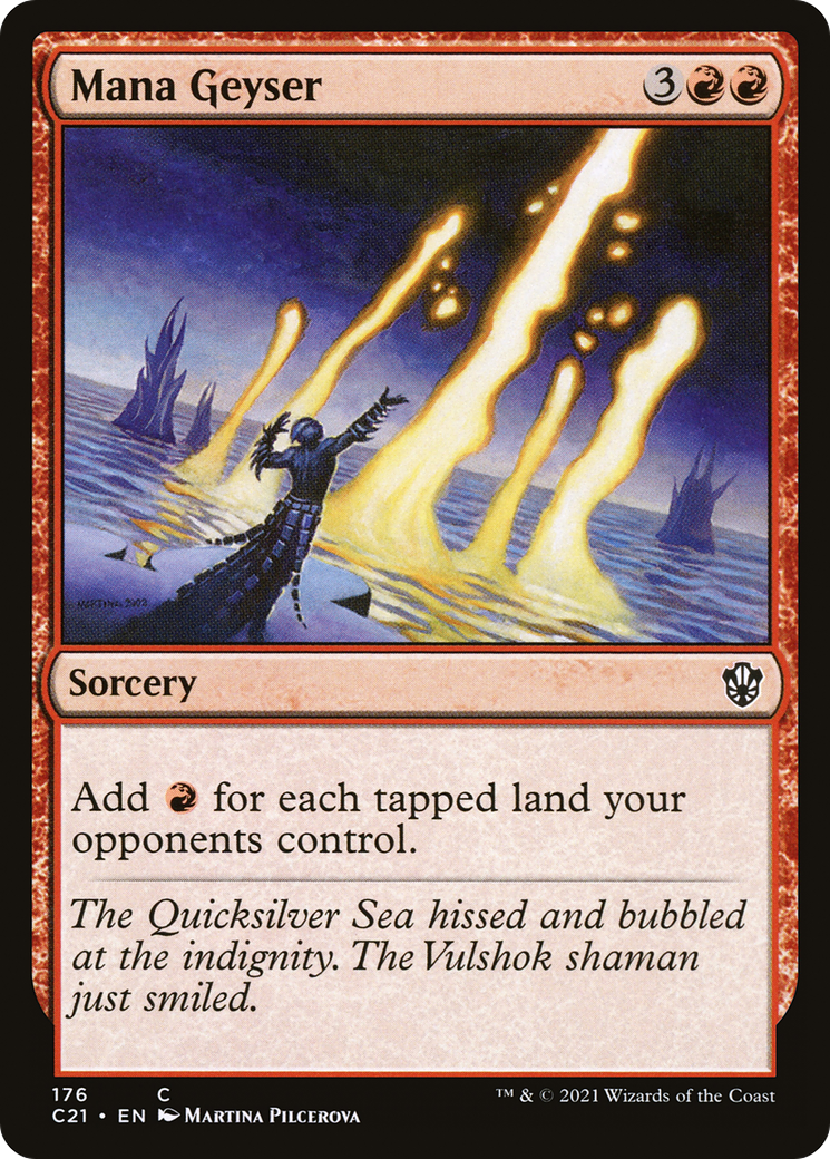 Geyser de mana (C21-176) - Commander 2021